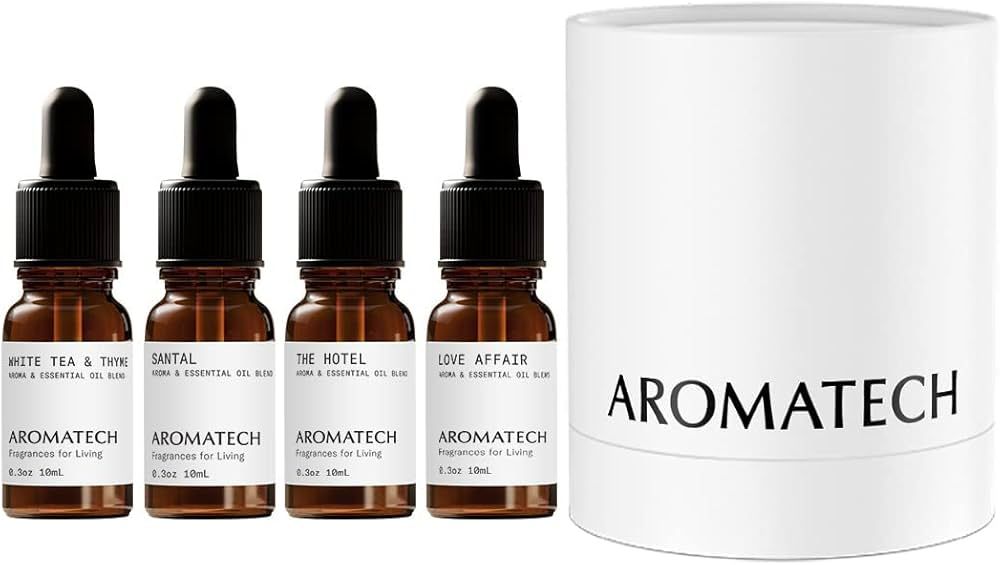 AromaTech The Bestsellers Set | Gift Set of Aroma Diffuser Essential Oils Blend of Santal, The Ho... | Amazon (US)