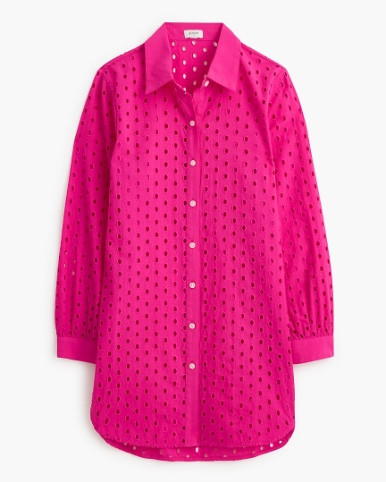 Pink eyelet swimsuit cover up 

#LTKSeasonal #LTKSaleAlert