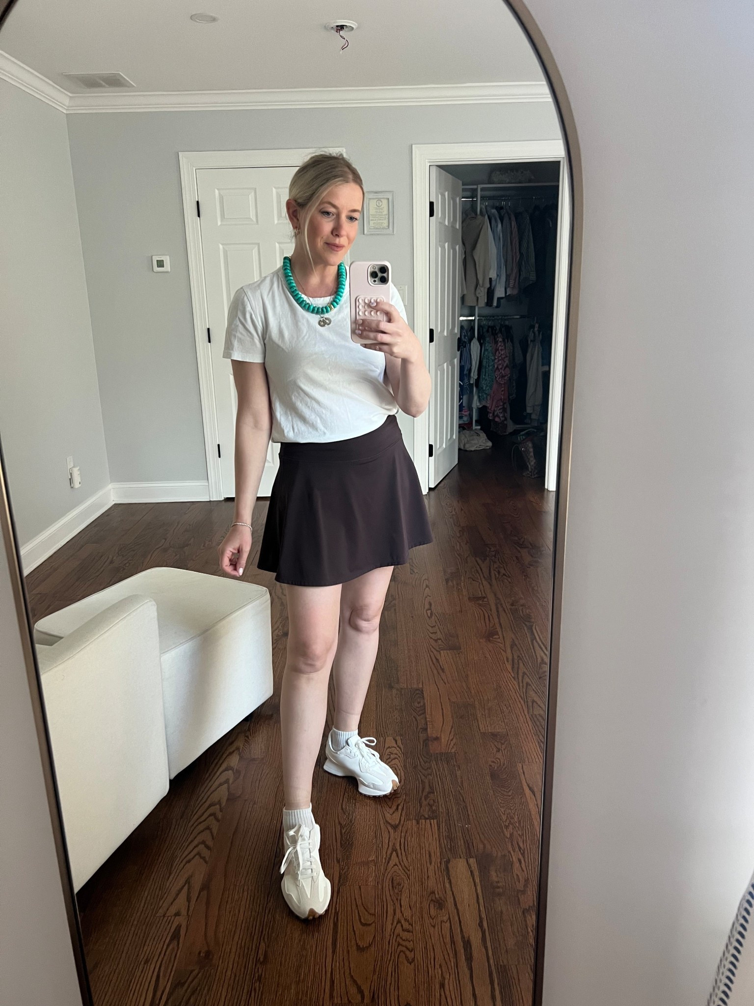 Baseball game ⚾️ / chasing kids in 80 degrees after work 

Skirt is Addison Bay but I linked similar 

#LTKActive #LTKgrwm #LTKmomlife