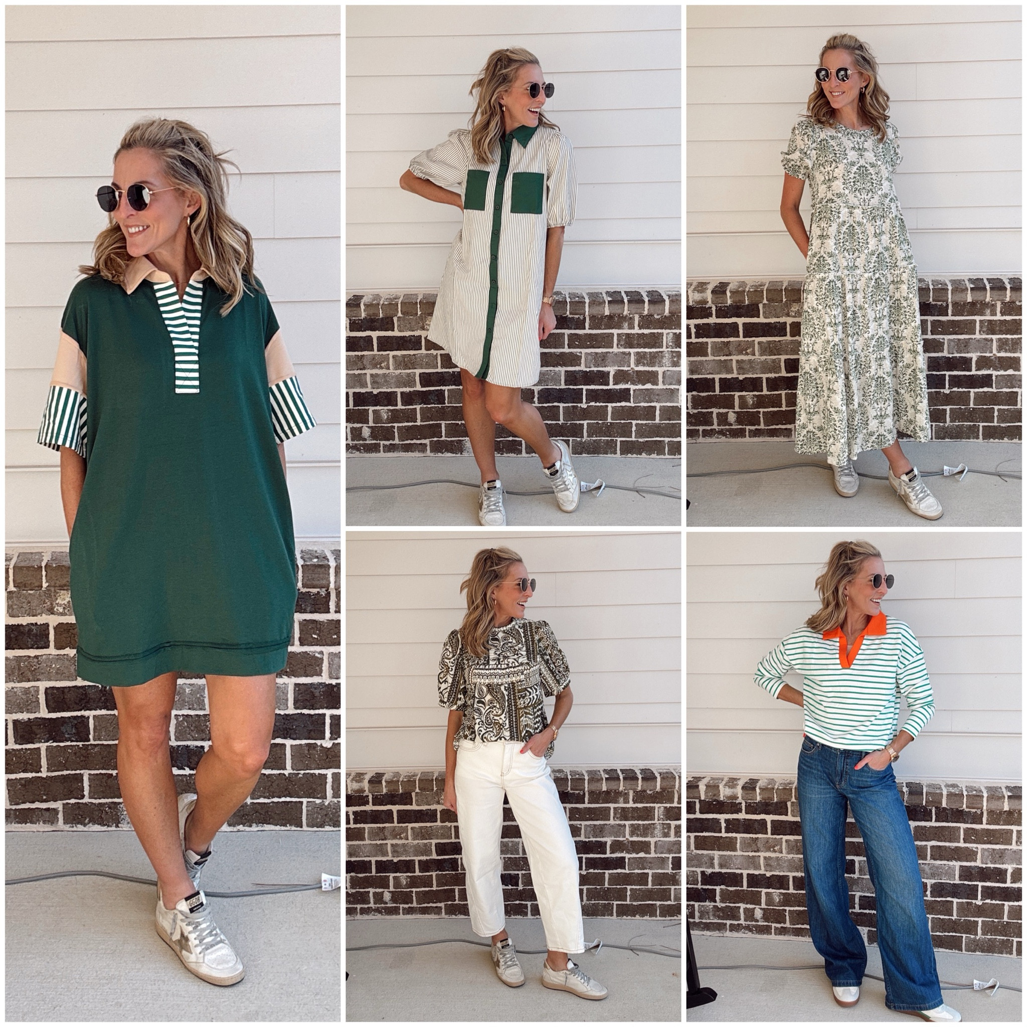 March is here, and so is the perfect excuse to add a little green to your wardrobe! 🍃💚
 Spring is so close, and this week's Amazon fashion haul is giving all the fresh, effortless looks you need! 🌸✨ Think casual green dresses for everyday wear, a flowy work-ready dress, and two easy tops that go with everything. 

I am 5’5 for reference and I am wearing small in all dresses and tops. Size 0 in jeans both from Walmart  

#LTKSeasonal #LTKOver40 #LTKStyleTip
