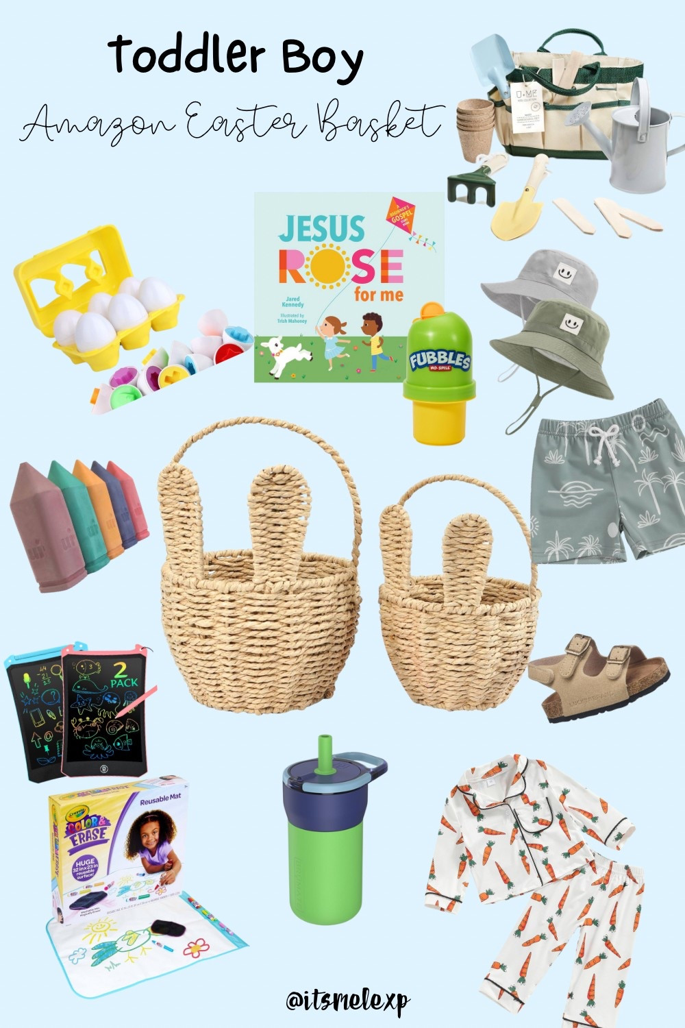 Toddler Boy Easter Basket Finds on Amazon 
#amazonfinds #toddlereasterbasket #brumatekids #nontoxicchalk #screenfree #toddlerswim 

#LTKSeasonal #LTKKids #LTKFamily
