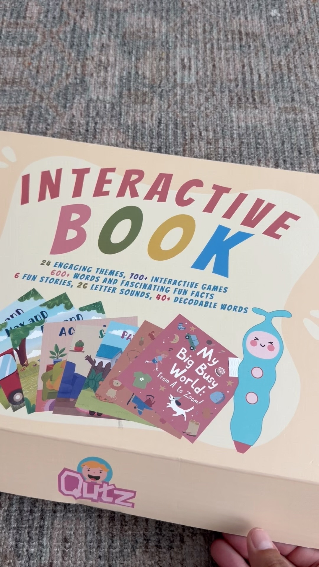 interactive book for toddlers 
-
screen free activities, quiet time box, screen free road trip, toddler must haves, toddler learning, educational gifts for toddlers

#LTKKids