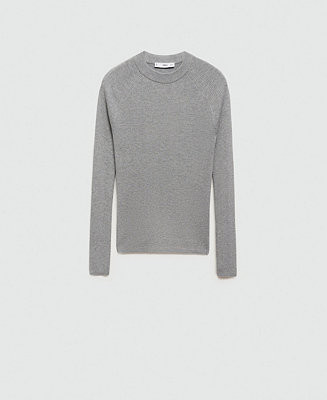 Mango Women's Fine Ribbed-Knit Sweater - Macy's | Macy's