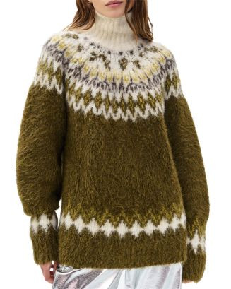 Beth Oversized Fair Isle Turtleneck Sweater | Bloomingdale's (US)