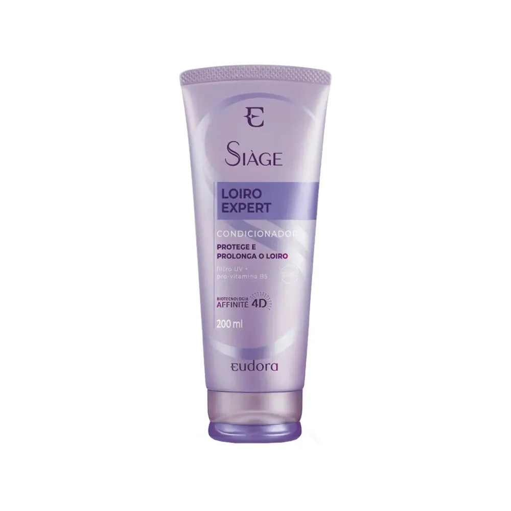 Condicionador Eudora Siáge Loiro Expert Matizador 200 ml - AMOBELEZA - Produtos para Cabelo, Per... | Amobeleza (BR)