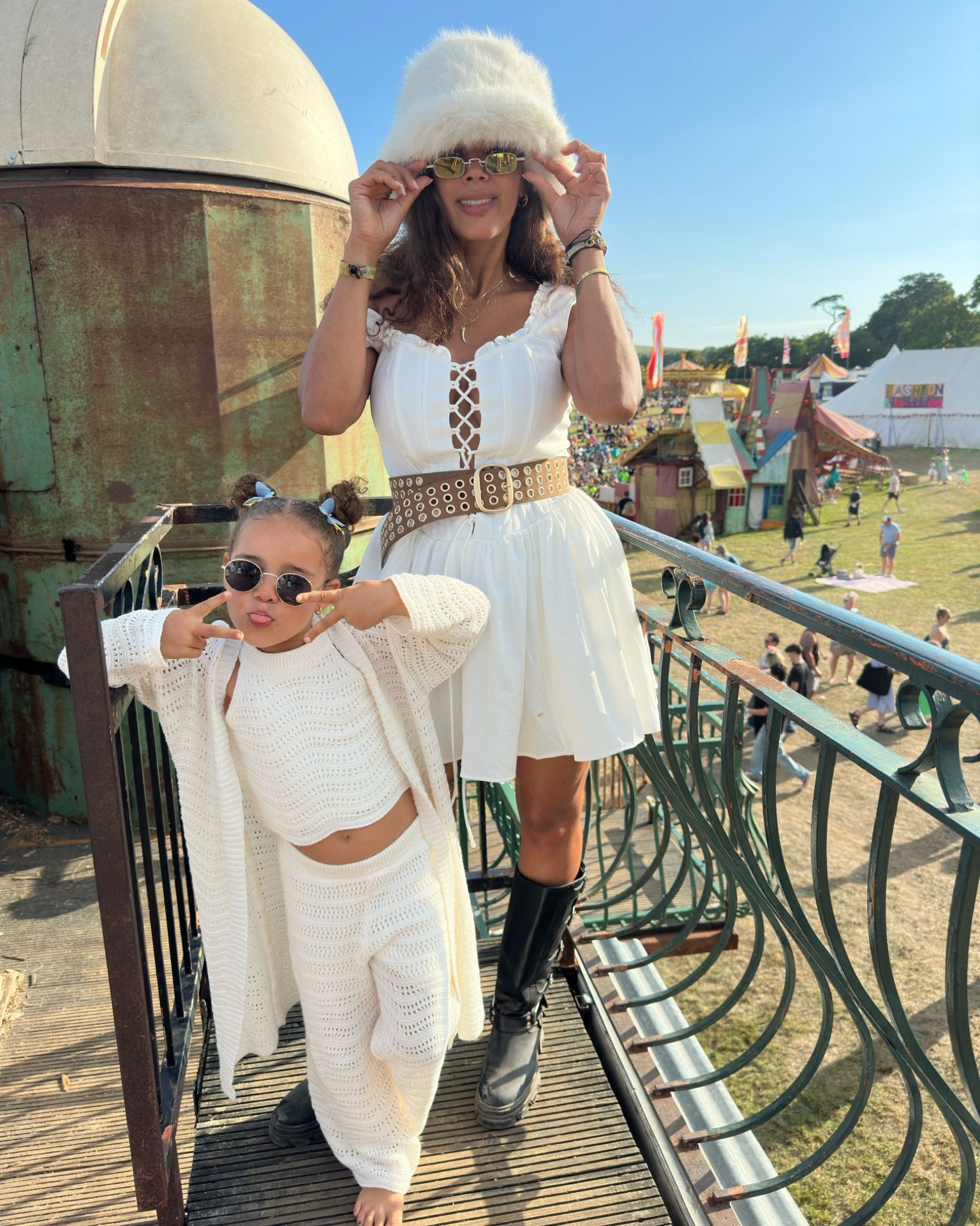 Festival Outfits ✨

Aliyah’s: cream crochet co-ord with matching crochet cardigan is River Island. 

Anastacia’s: while lace up milkmaid style dress is from Boohoo & black boots are from Ego 🤍

#LTKuk #LTKsummer #LTKkids