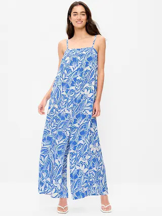 Airy Smocked Jumpsuit | Old Navy (US)