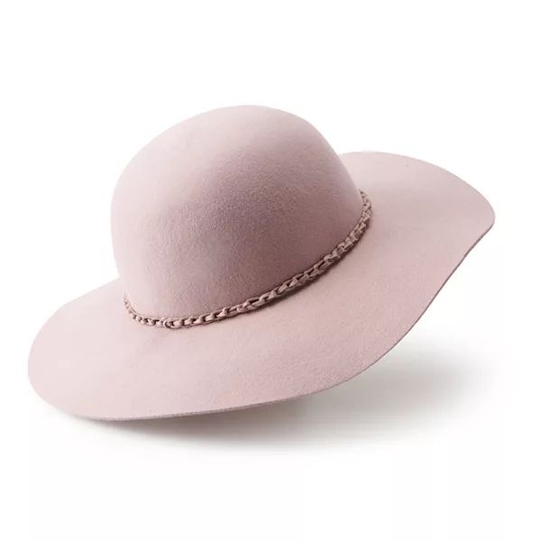 Women's Apt. 9® Felt Floppy Crotchet Trim Hat | Kohl's