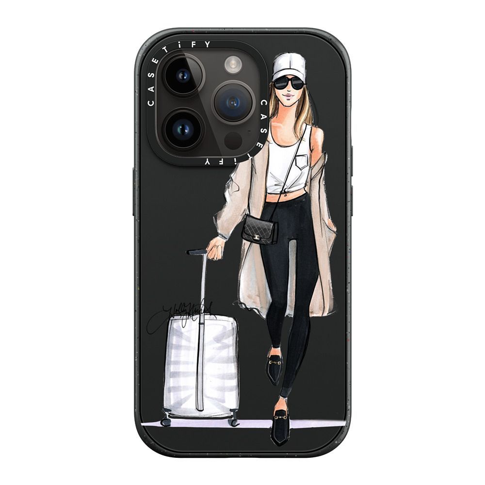 Ready, Set, Jet (Travel Girl Fashion Illustration) | Casetify