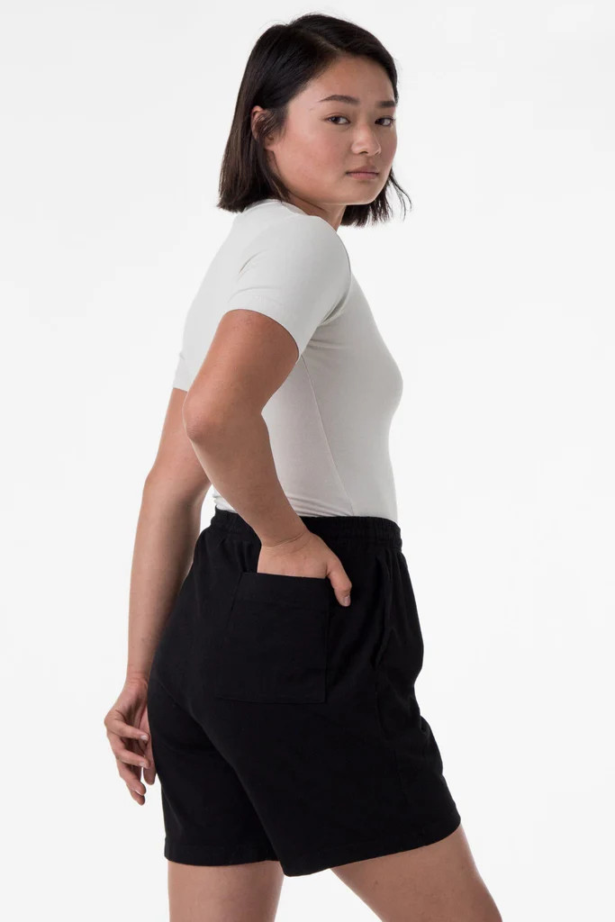 Mid-Length Heavy Jersey Shorts | Los Angeles Apparel