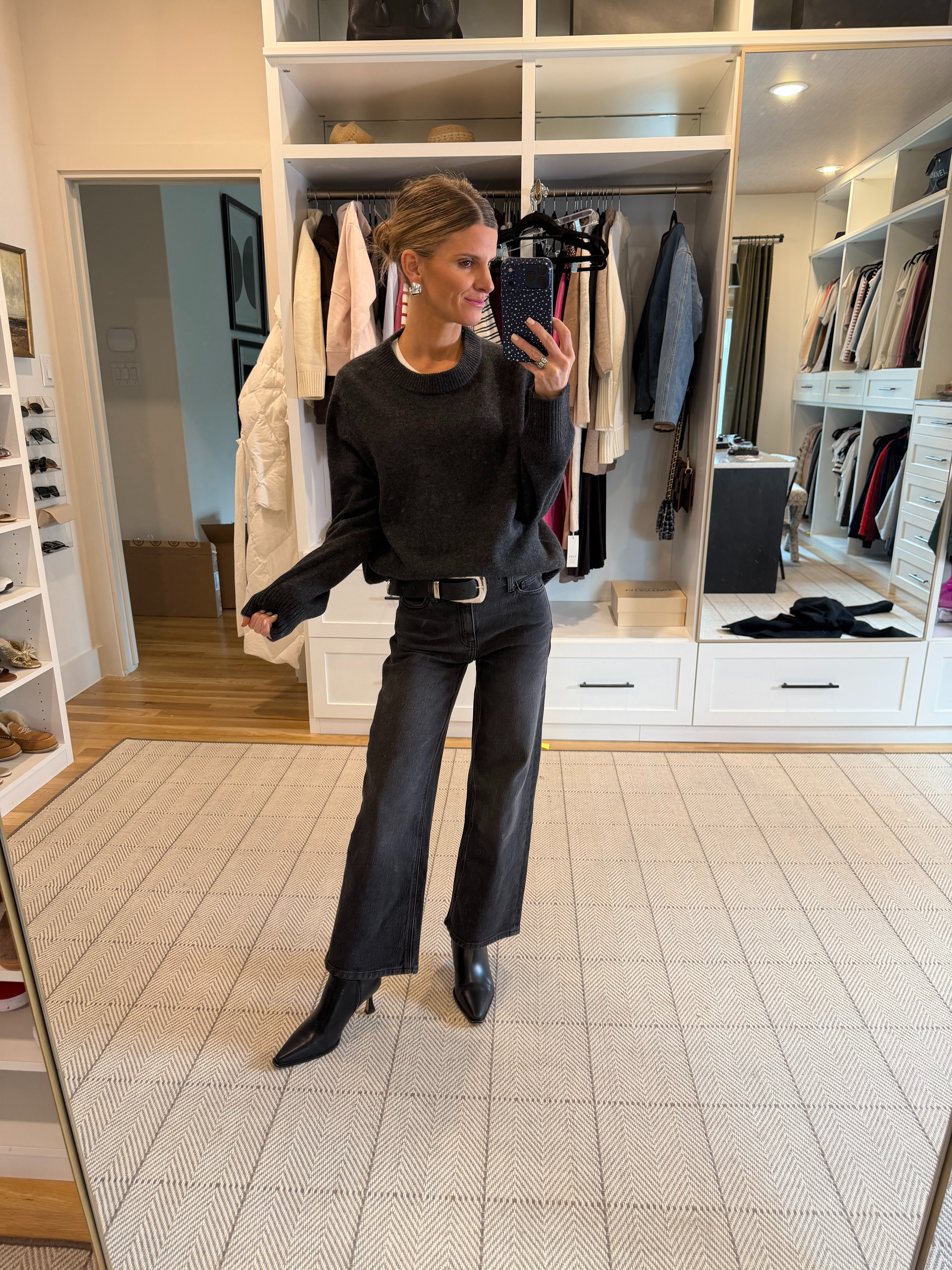 love this @onequince basic sweater. I have in 4 colors and I wear XS! #quincepartner 

 