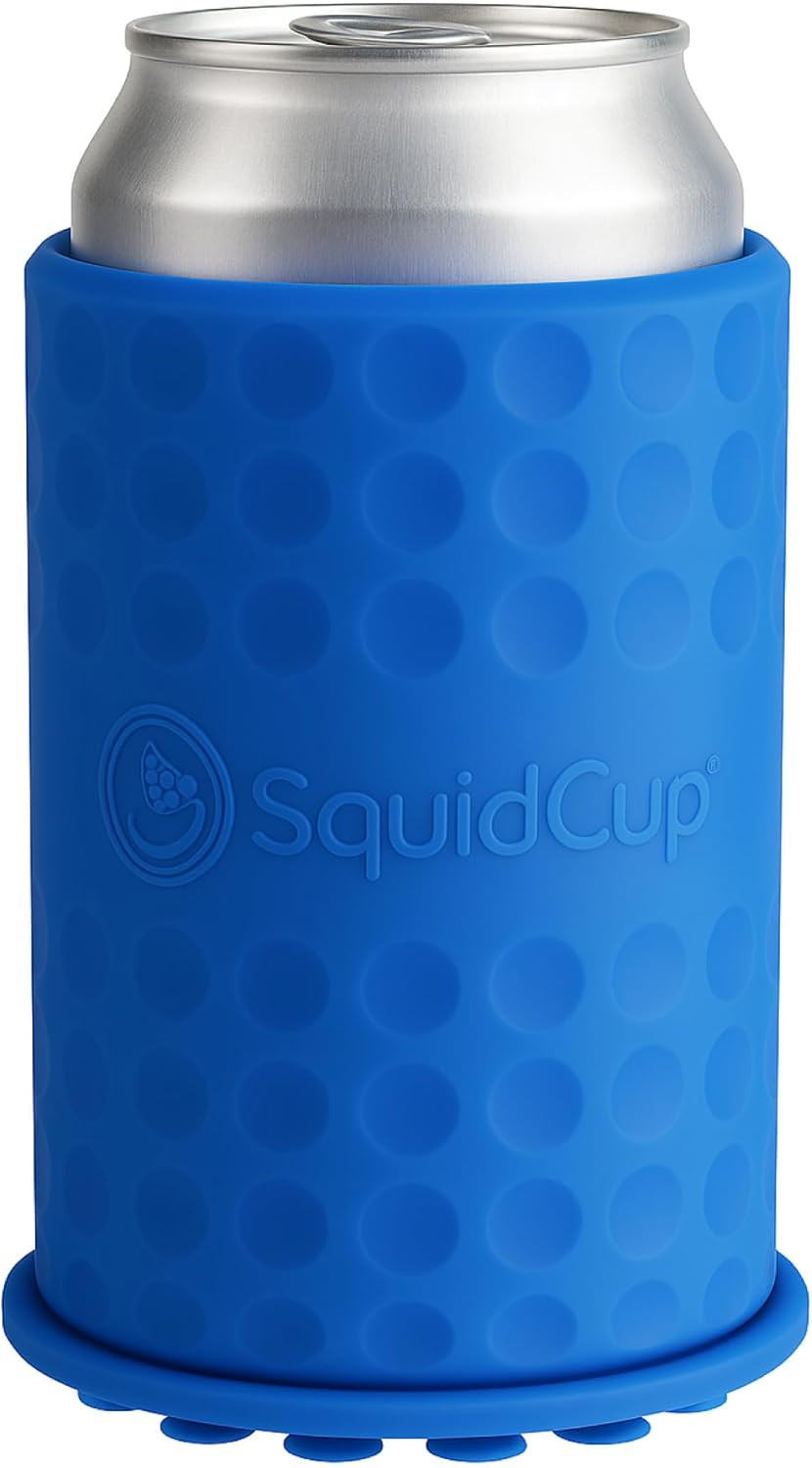 Sqoozie Non-Tipping Insulated Boat Can Holder (Island Blue, Standard) Portable, Magnetic & Suctio... | Amazon (US)