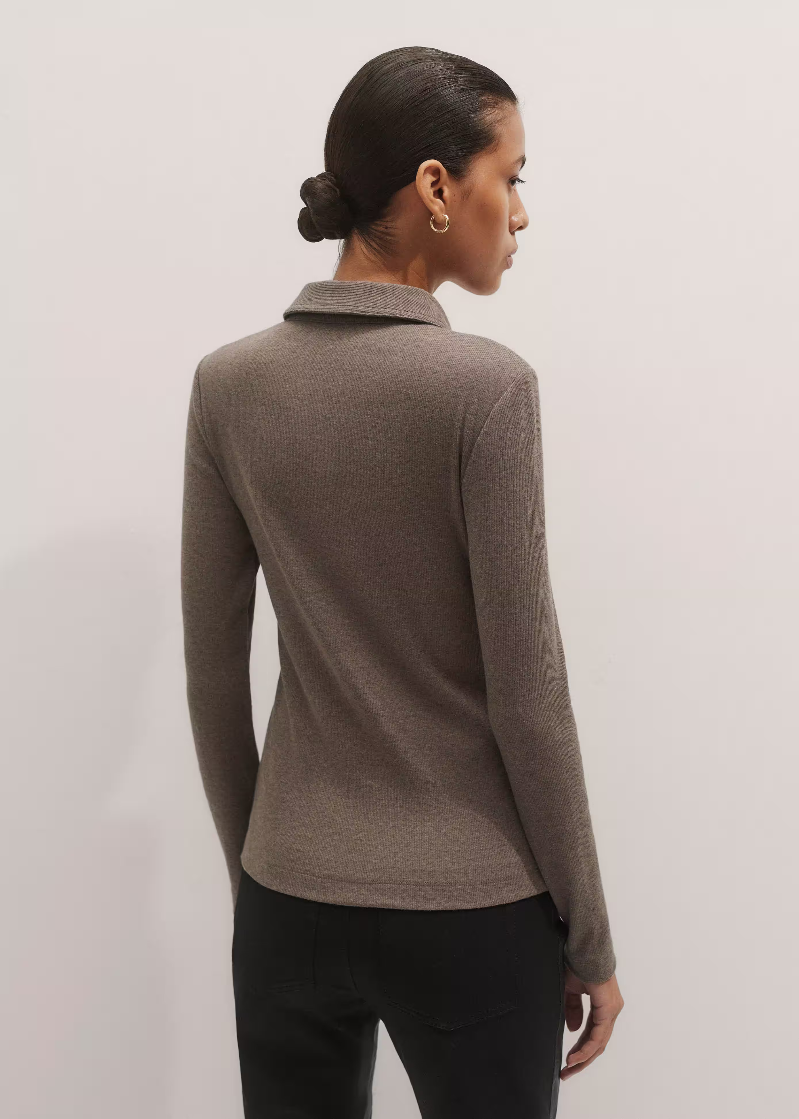 Ultimate Rib Shirt Cotton Rib Stretch Jersey | ME+EM US