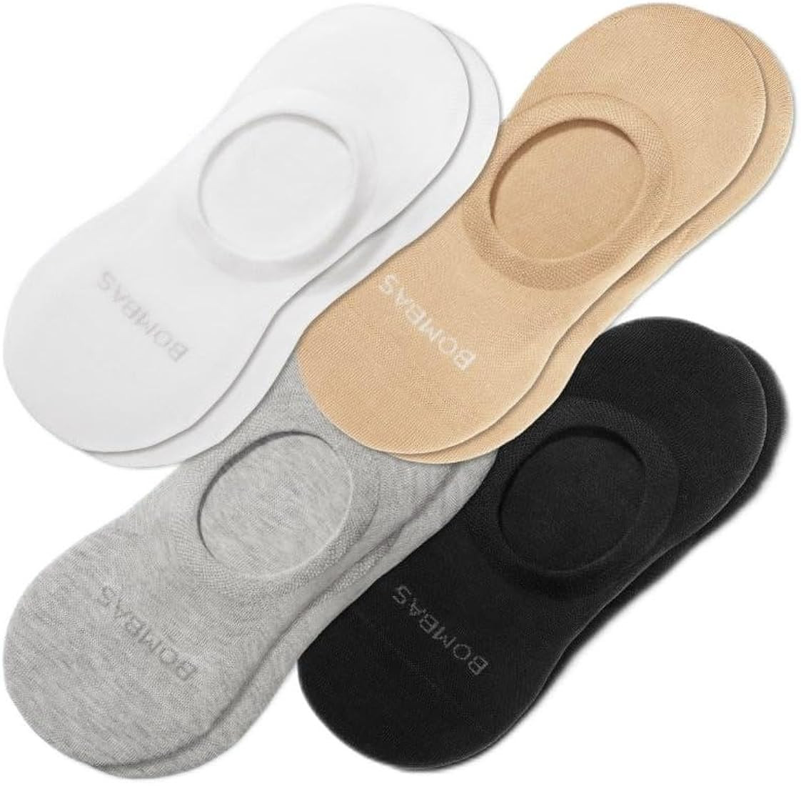 bombas women's Mixed cushioned no show sock 4-pack | Amazon (US)