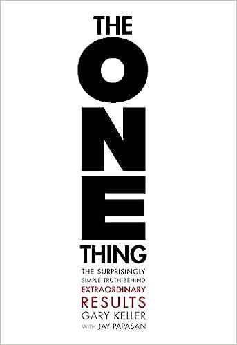 The ONE Thing: The Surprisingly Simple Truth About Extraordinary Results | Amazon (US)