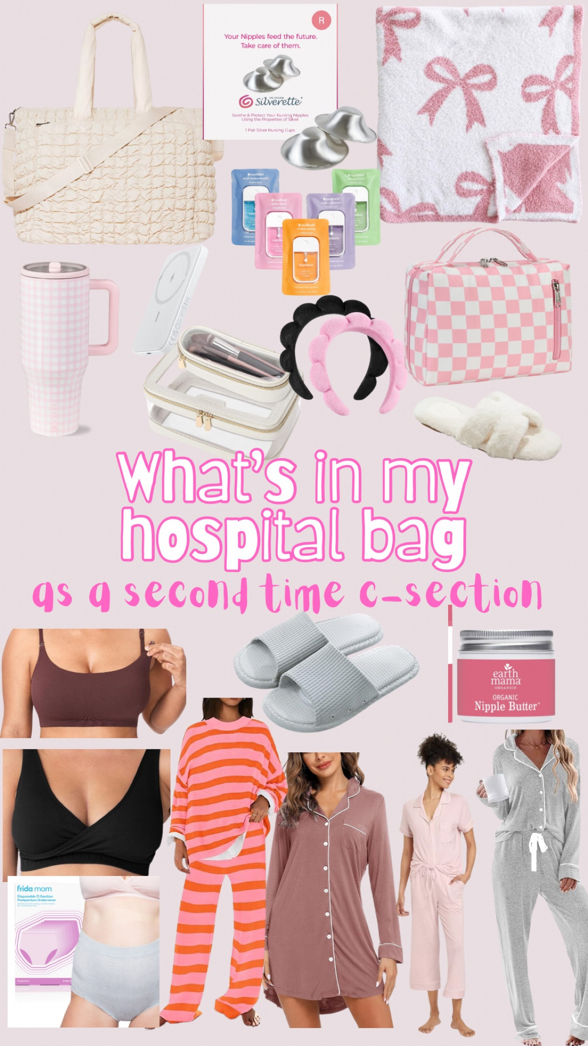 Hospital bag as a second time mom with a c-section 


#LTKBaby #LTKBump #LTKKids