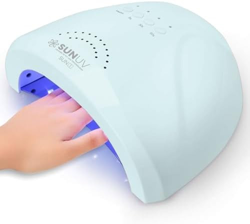 SUNUV Nail Dryer, UV Light for Gel Nail Polish Professional UV LED Lamp with 3 Timer Settings Art... | Amazon (US)