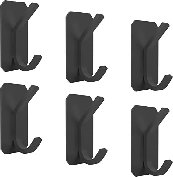 WUIVIUT Adhesive Wall Hooks Towel Hooks for Bathroom, Stick on Hooks for Hanging Towel Coat Key H... | Amazon (US)