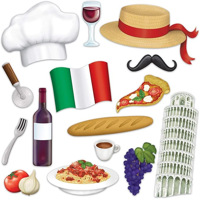 Beistle Italian Photo Fun Signs | Amazon (US)