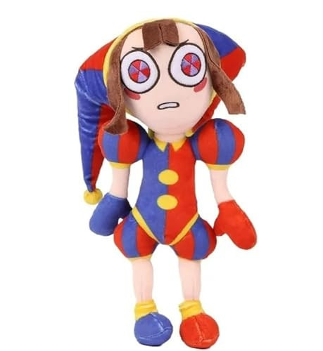 CROXAM The Amazing Digital Circus 11.2" Inch Plush Toys Collection for TV Fans Gift, Cute Stuffed Figure Doll for Kids and Adults, Birthday Halloween Christmas Choice for Boys and Girls (Pomni) | Amazon (US)