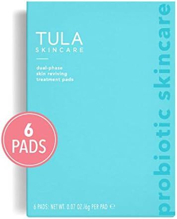TULA Skin Care Instant Facial Dual-Phase Skin Reviving Treatment Pads (6 Pads) | Lactic Acid Pads... | Amazon (US)