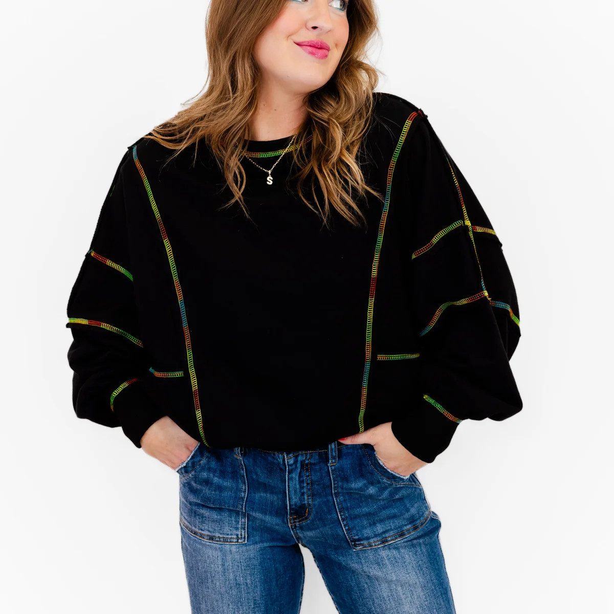 Everyday Chill Oversized Sweatshirt | Whiskey Darling Boutique