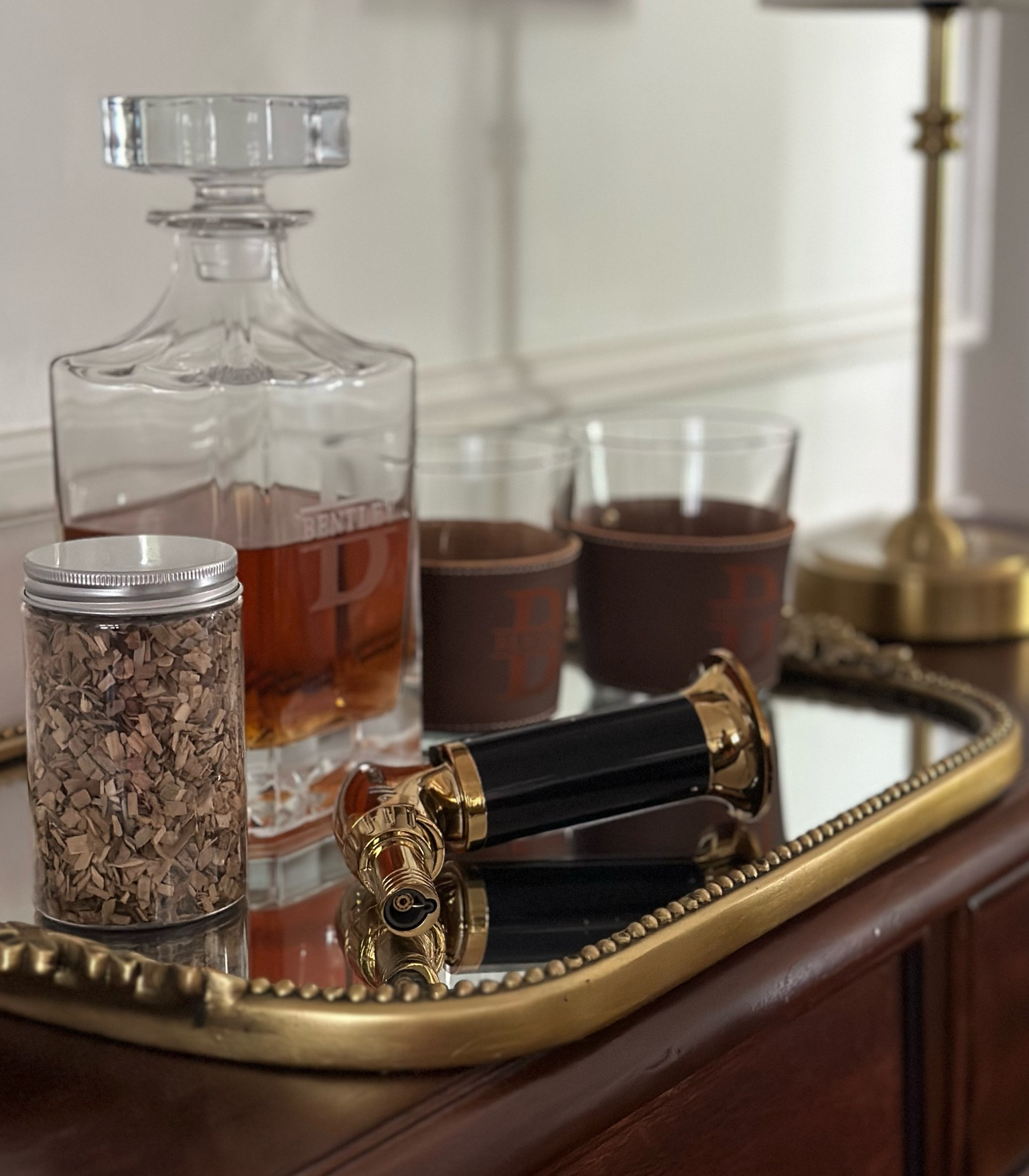 Anthropologie mirror tray for serving, entertaining, wet bar, dry bar decor and styling 

#LTKHoliday #LTKGiftGuide #LTKSeasonal