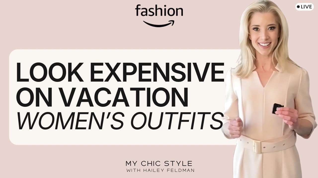 Luxury vacation outfits on a budget? YES. I'm styling forty resort and beach looks that feel effortlessly expensive—no trust fund required. Everything from beachy casual to resort dinner is covered in this live show. I've hand-picked affordable pieces from Amazon Prime that give you that "Where did you GET that?" vibe. Watch me put together real, wearable outfits you can actually pack for your next getaway.

➡ JOIN: https://www.amazon.com/live/broadcast/e19ef245-8b09-482d-a487-10b578e05fec
➡ DATE: Livestream starting at 9:15 AM on Wednesday, July 15, 2026

#LTKdayinmylife #LTKPetite #LTKgrwm