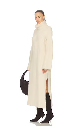 Willow Sweater Dress in Cream | Revolve Clothing (Global)