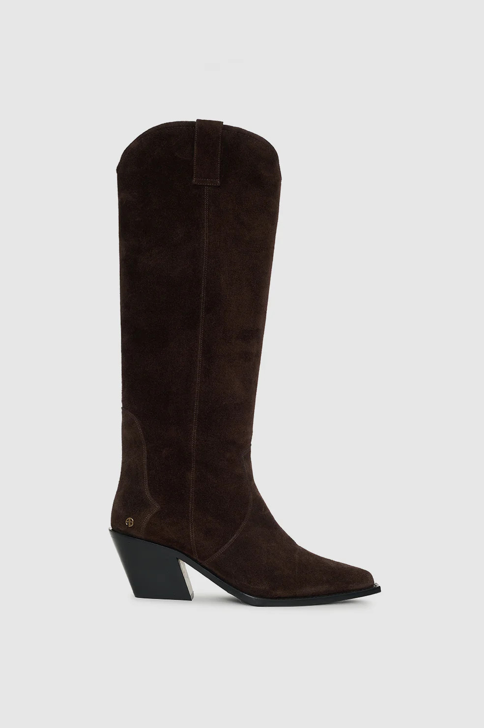 Tall Tania Boots - Dark Brown Suede | Anine Bing