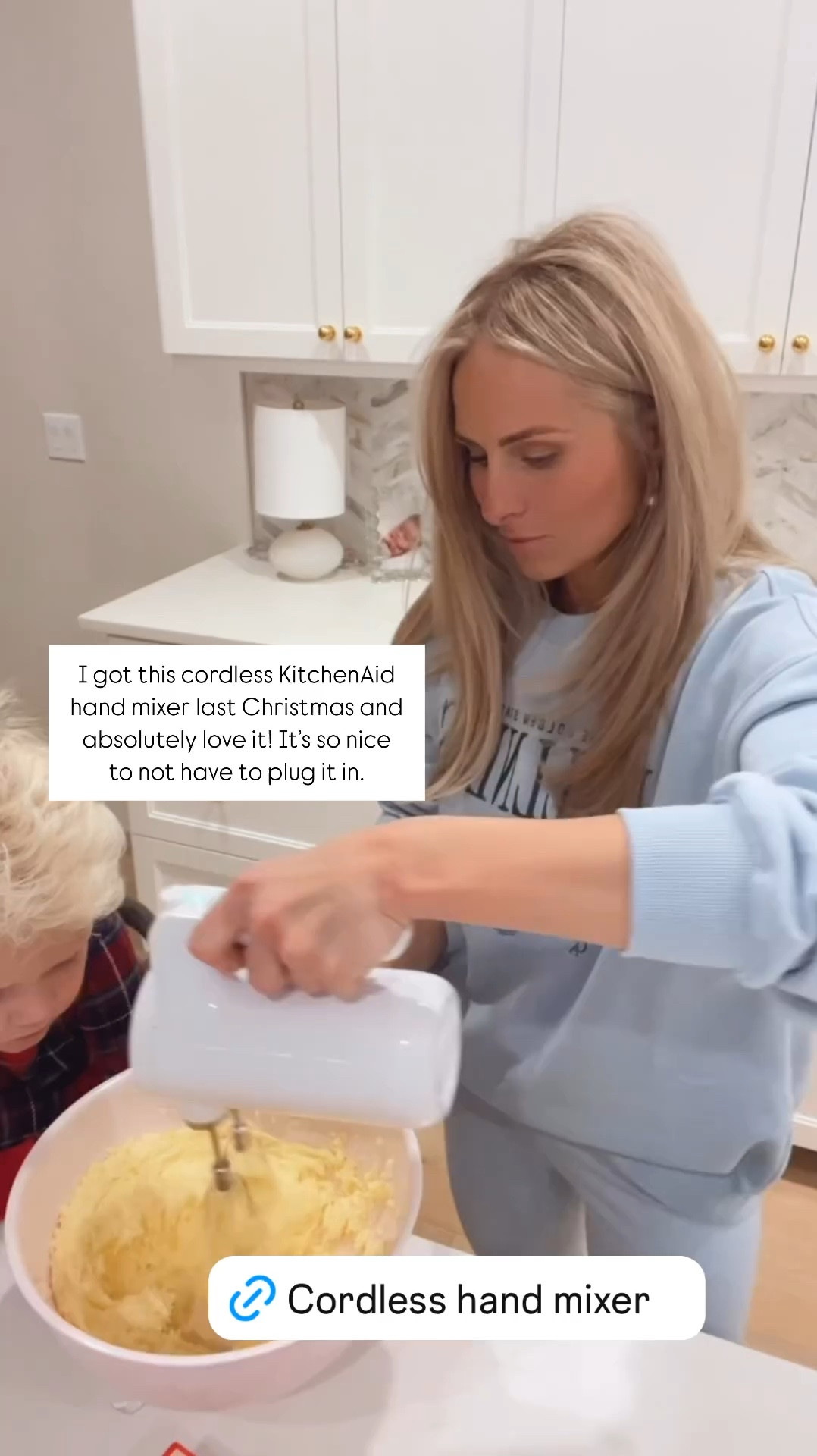 This cordless hang mixer is a game changer! It’s since to not have to plug it in! 