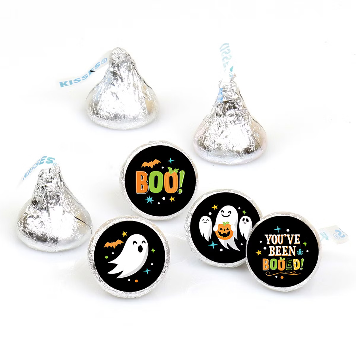Big Dot of Happiness You've Been Booed - Ghost Halloween Party Round Candy Sticker Favors - Label... | Target