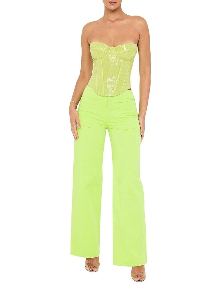 Mistress RocksBaggy Trousers in Lime | Myer