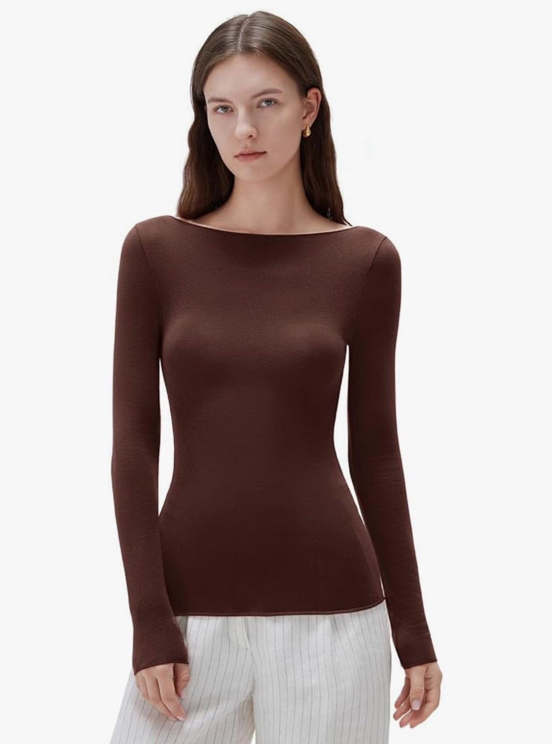 Amazon basic long sleeve shirt ✨

#LTKStyleTip #LTKSeasonal #LTKOver40