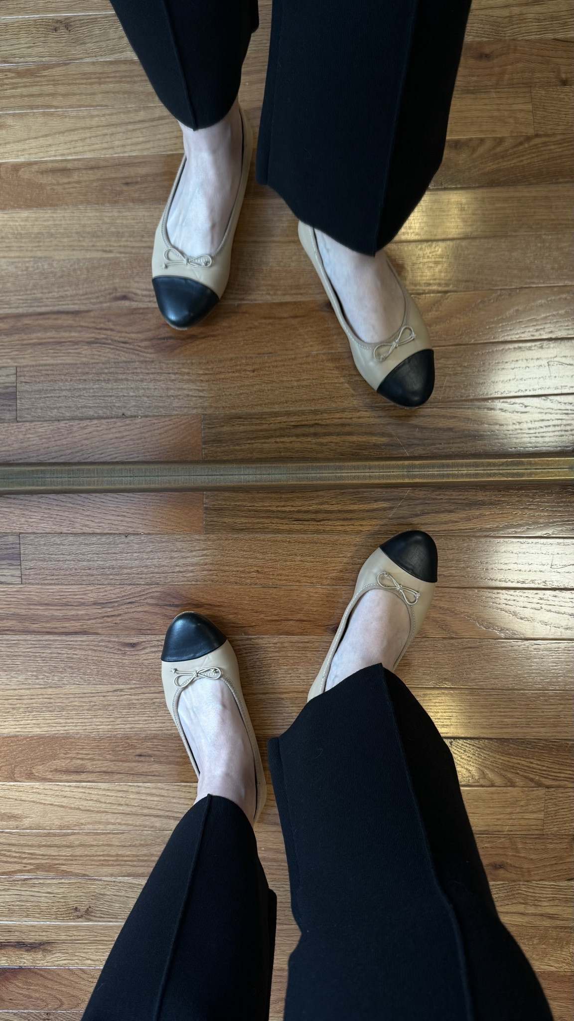 Ballet flats - Colorblock ballet flats - denim ballet flats - Shoes for everyday - workwear - shoes for work  - women’s effortless pull on pants  - women’s work shoes - comfortable everyday shoes 

#LTKWorkwear #LTKootd