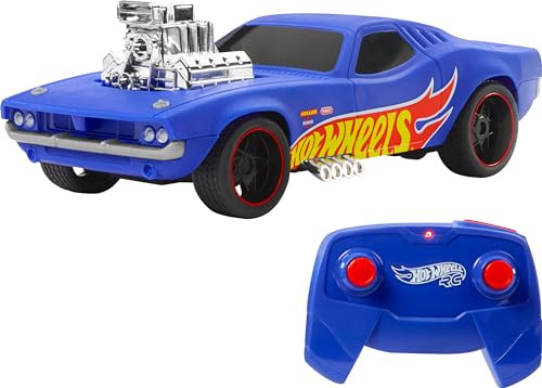 Hot Wheels Toy Car, 1:16 Scale RC Rodger Dodger Remote-Control Vehicle, Special 50th Anniversary Edition | Amazon (US)