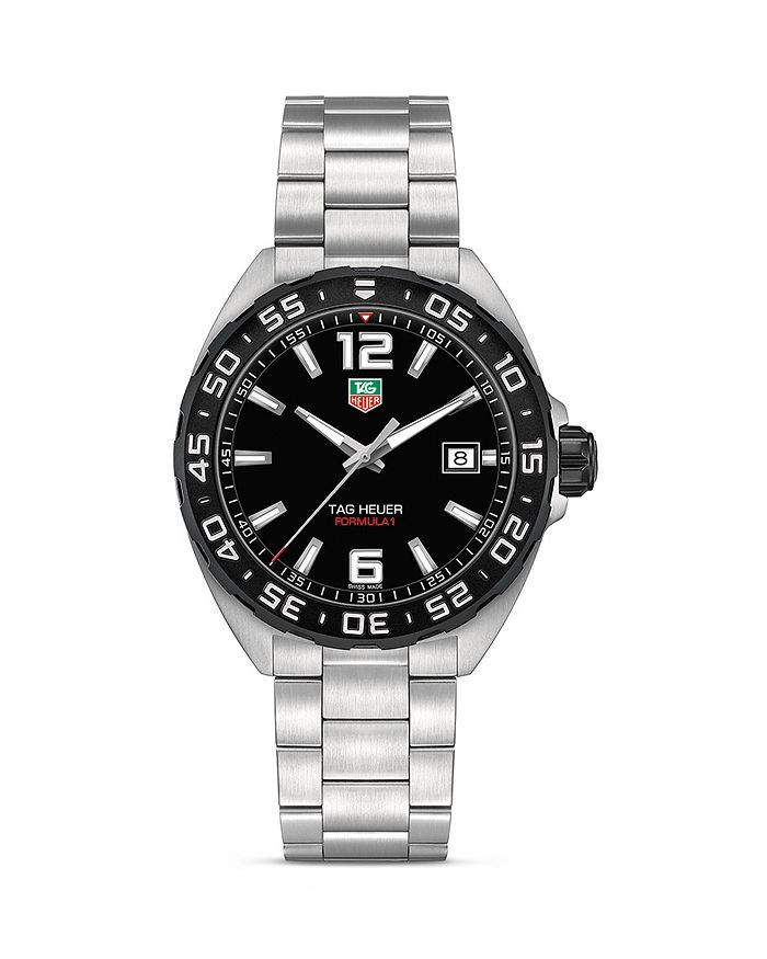 Formula 1 Watch with Unidirectional Black Titanium Carbide Bezel, 41mm | Bloomingdale's (US)