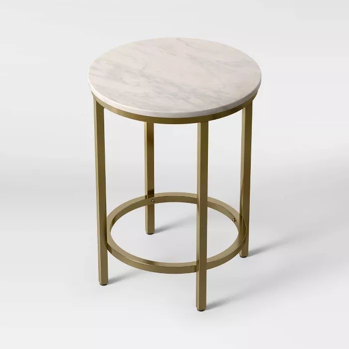 Greenwich Round Marble End Table - Threshold™ | Target
