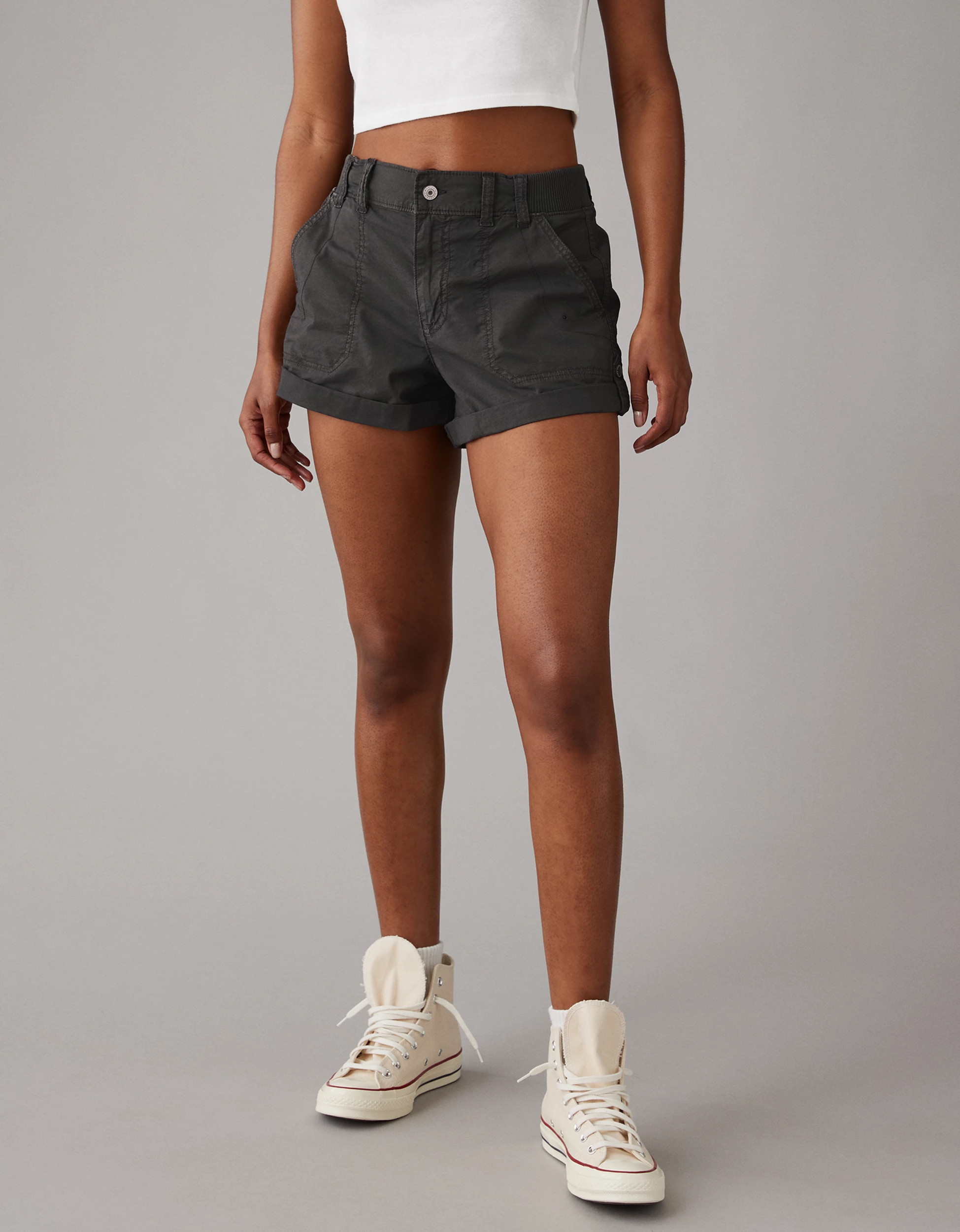 AE Snappy Stretch 4" Perfect Cargo Short | American Eagle Outfitters (US & CA)
