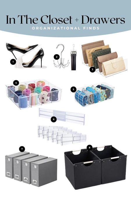 What I use to organize my closet and dresser drawers. 

#LTKstyletip #LTKfamily #LTKhome