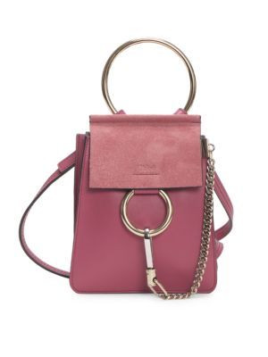 Mini Faye Leather Bracelet Bag | Saks Fifth Avenue