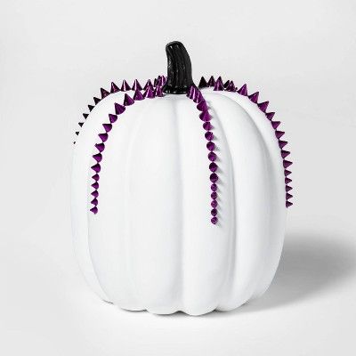 Studded Halloween Pumpkin Tall Medium White - Hyde & EEK! Boutique™ | Target