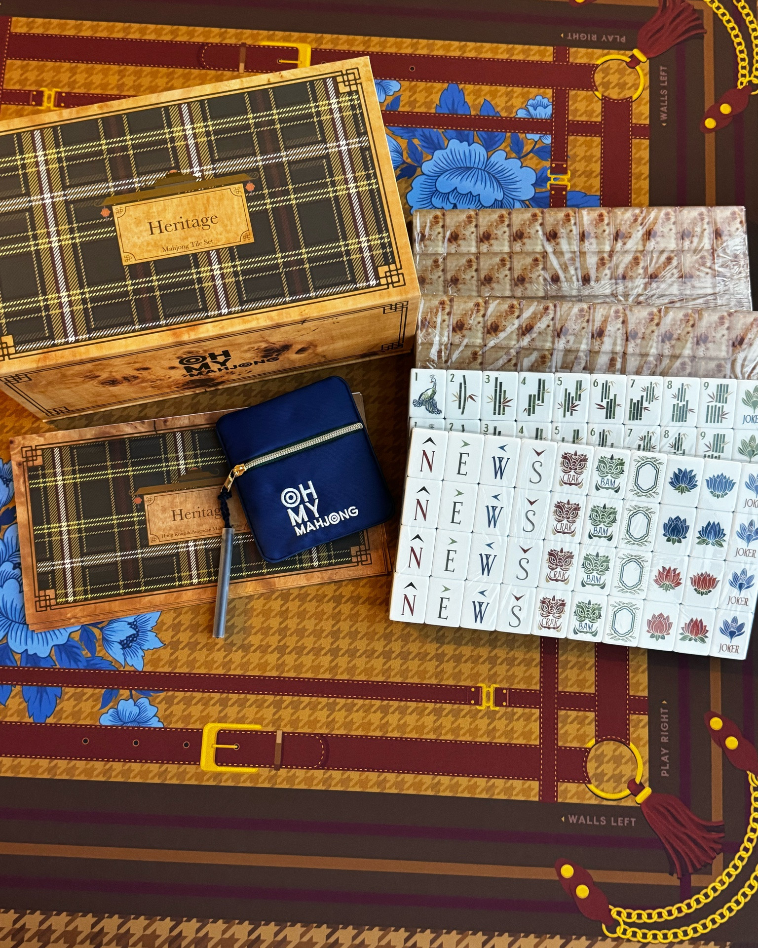 Heritage tiles from Oh My Mahjong
They pair with so many mats! Linking some options below 
Code PINKLOTUS gets you 10% off individual items on OhMyMahjong.com

#LTKootd #LTKSeasonal #LTKHome