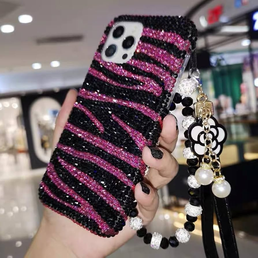 Custom Handmade Rhinestone Phone Case for Women Girls, Sparkly Bling Crystal Phone Cover, Luxury ... | Amazon (CA)
