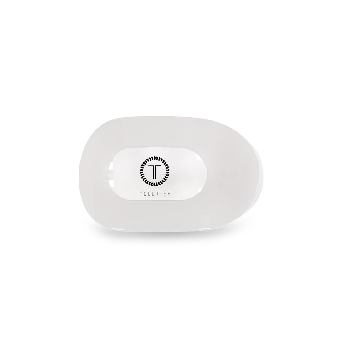 TELETIES - Small Flat Round Clip - Strong Grip, Bendable Teeth, Comfortable Curved Design - For L... | Amazon (US)