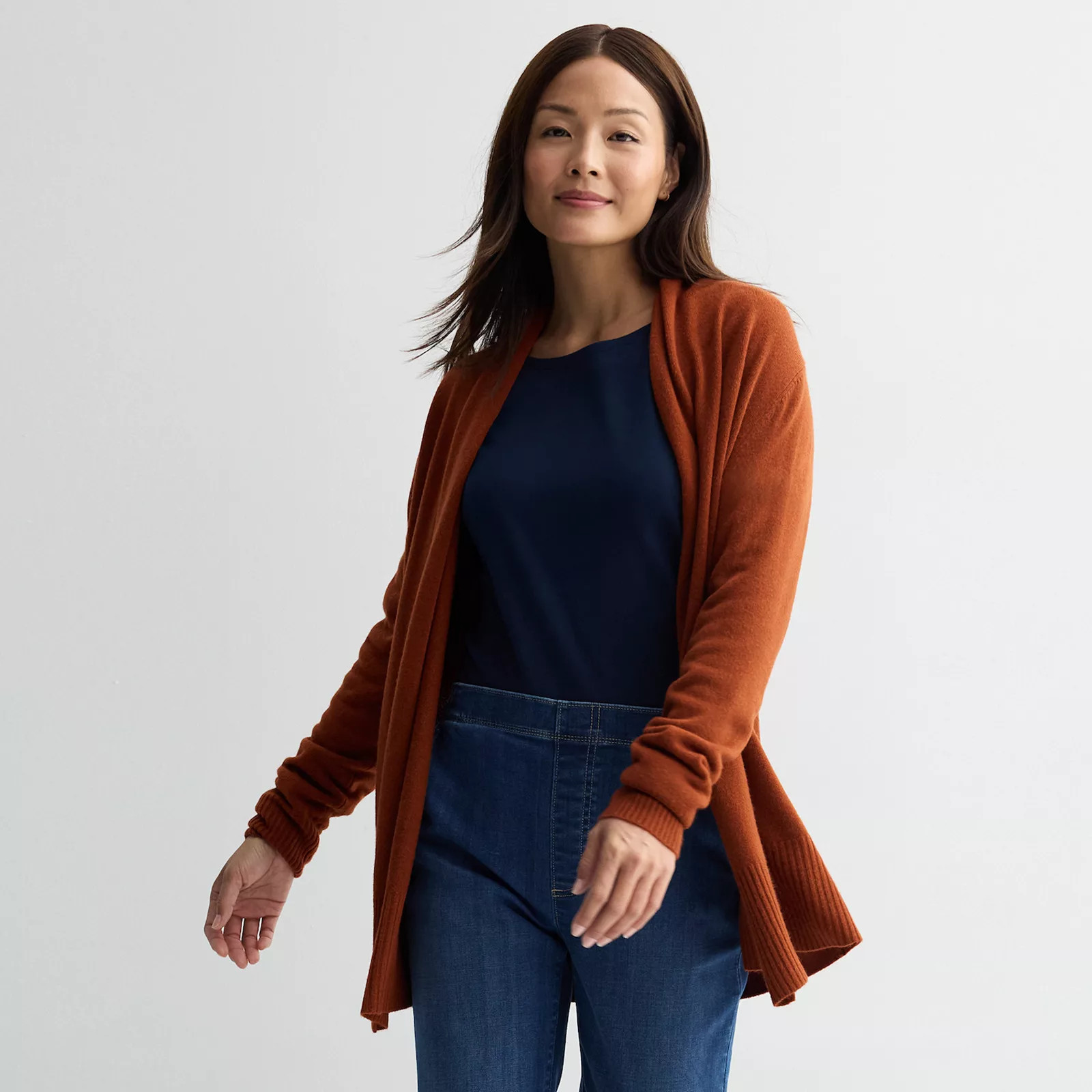 Women's Croft & Barrow® The Extra Soft Closureless Cardigan | Kohl's