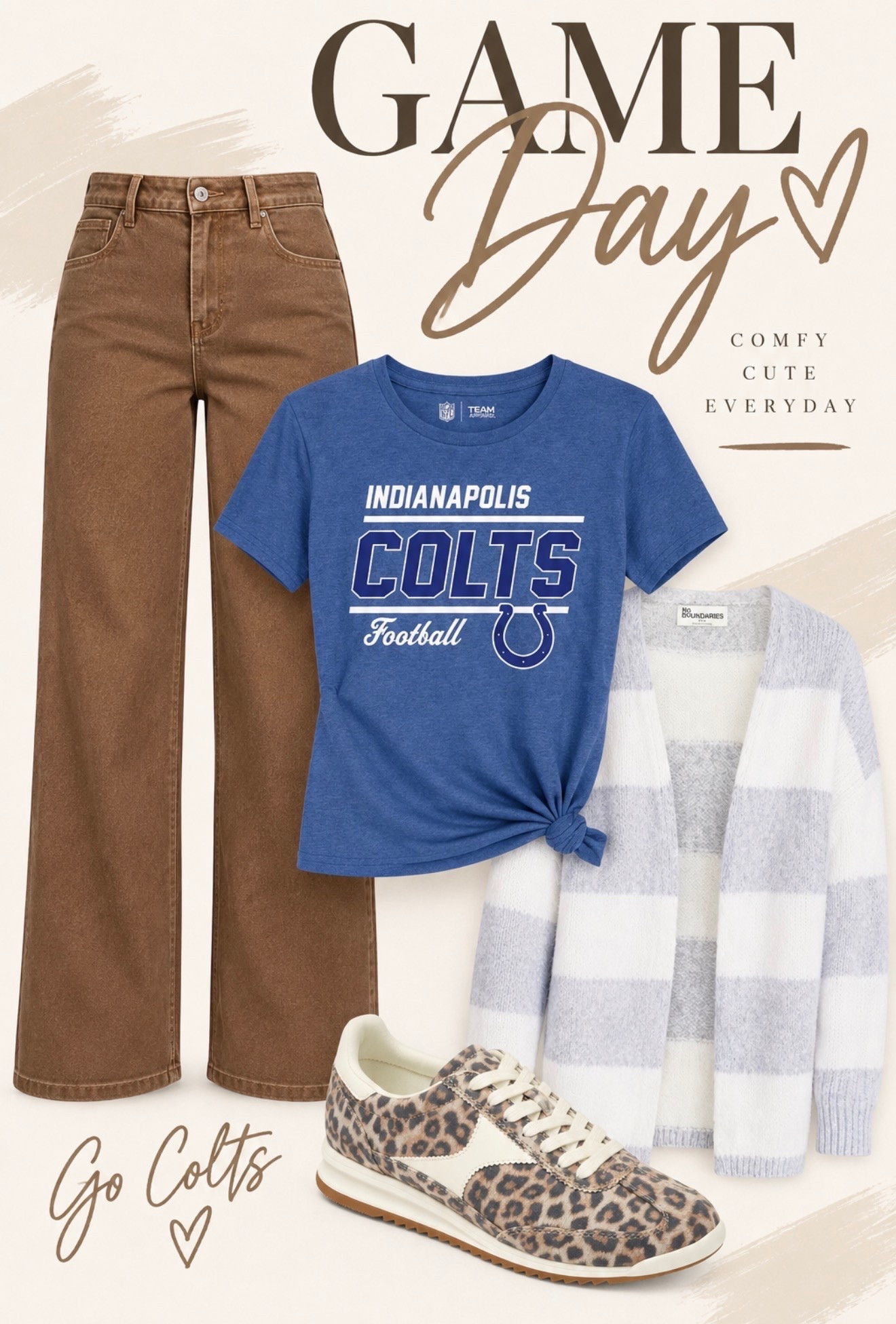 🏈 Game day outfit idea. Easily personalize this look by adding in your favorite team shirt.

#LTKOver40 #LTKSeasonal