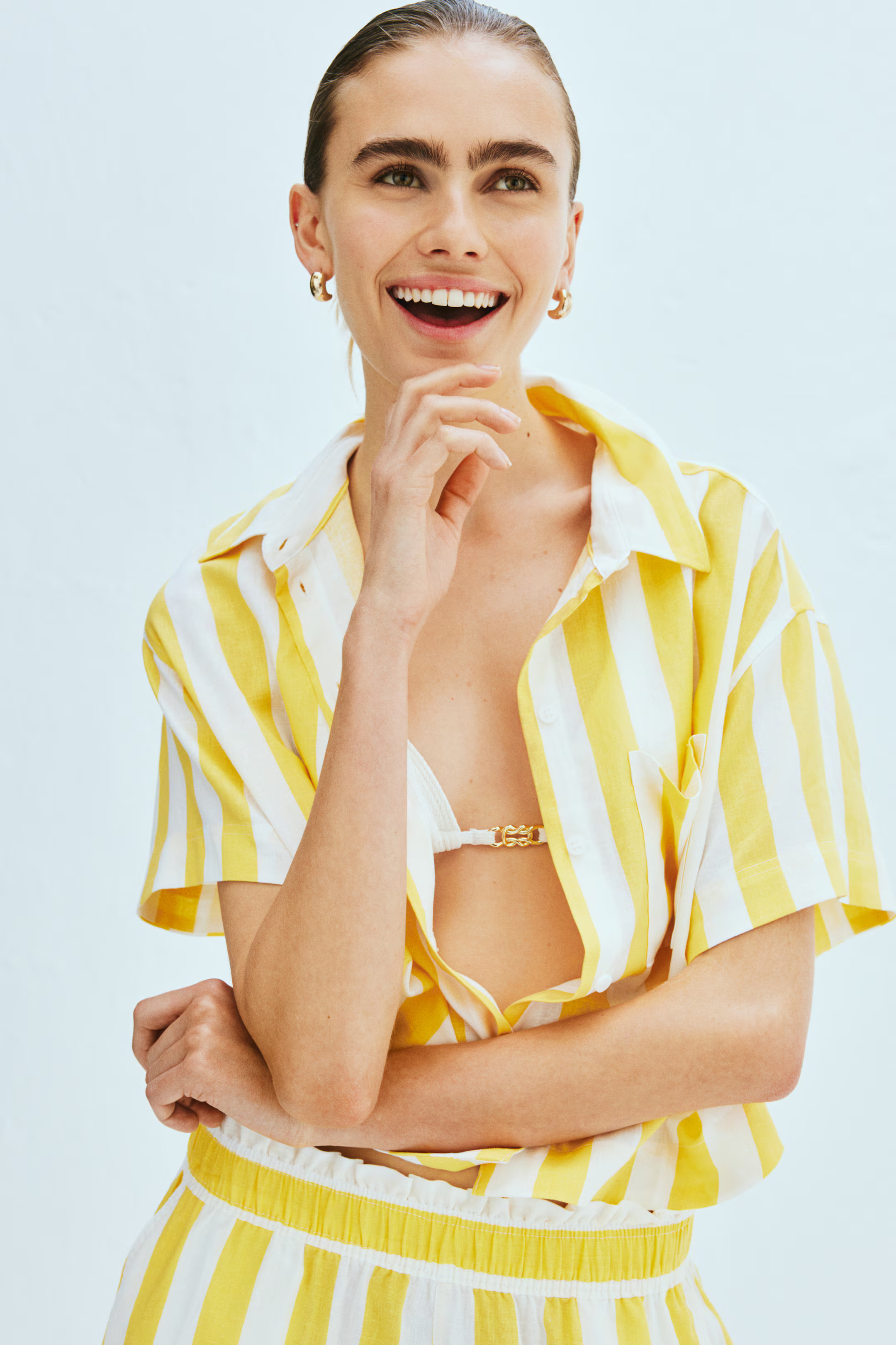 Linen-Blend Shirt | H&M (US + CA)