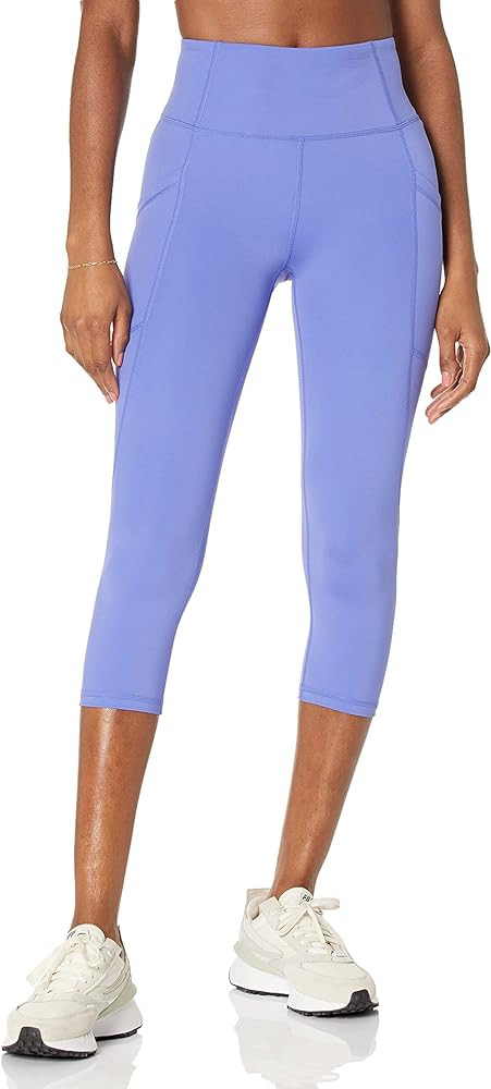 Amazon Essentials Women's High Waisted Active Sculpt Workout Athleisure Capri Leggings with Pocke... | Amazon (US)