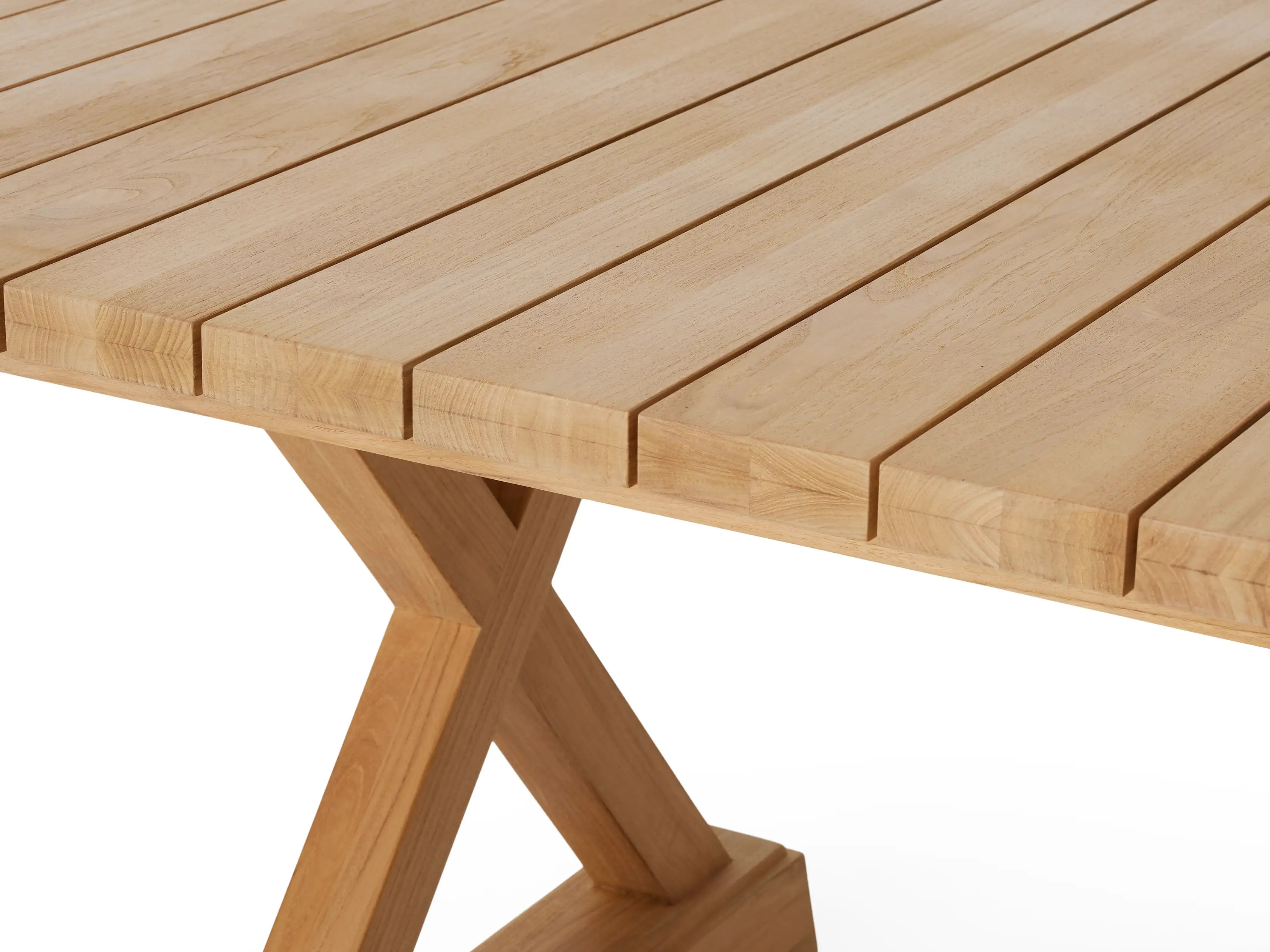 Montego Outdoor Teak Rectangular Dining Table | Arhaus